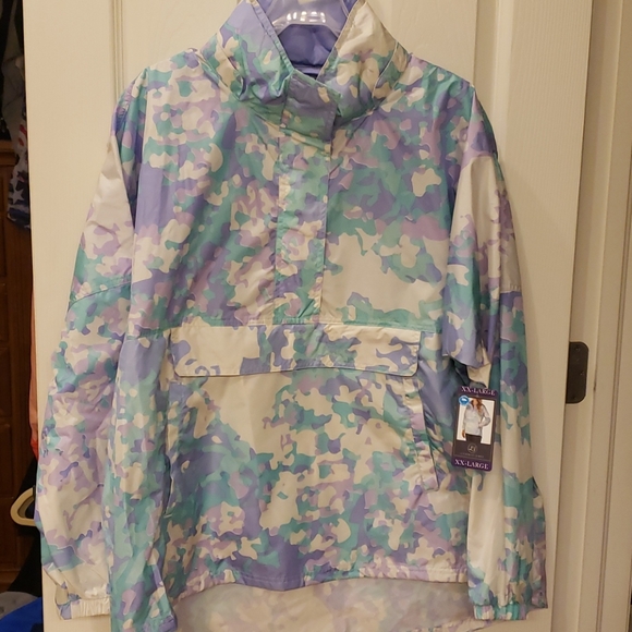 Lauren James Tops - Purple and Green Hoodie